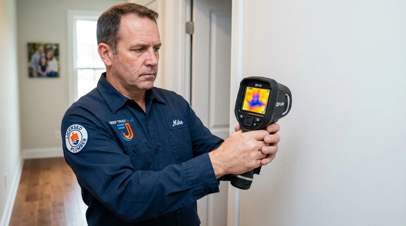 Thermal imaging leak detection by Johns Plumbing LLC in Schiller Park